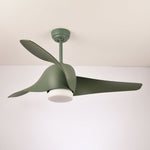 Verdantia Aero 52" Ceiling Fan with Integrated LED Light in Sage Green