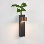 Verde Beam Rechargeable Wall Sconce with Planter