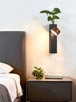 Verde Beam Rechargeable Wall Sconce with Planter