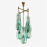Verdelle Cascade Chandelier – Modern Glass Pendant Light for Dining Room & Living Room
