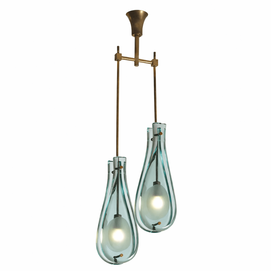 Verdelle Cascade Chandelier – Modern Glass Pendant Light for Dining Room & Living Room