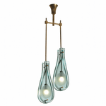 Verdelle Cascade Chandelier – Modern Glass Pendant Light for Dining Room & Living Room