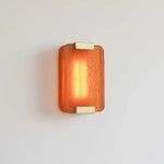 Verella Cast Resin Wall Sconce – Modern Artisan LED Wall Light