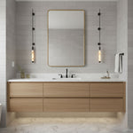 Verita Alabaster LED Wall Sconce in Brass Finish for Modern Interiors