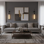 Verita Alabaster LED Wall Sconce in Brass Finish for Modern Interiors