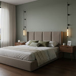 Verita Alabaster LED Wall Sconce in Brass Finish for Modern Interiors