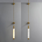 Verita Alabaster LED Wall Sconce in Brass Finish for Modern Interiors