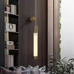 Verita Alabaster LED Wall Sconce in Brass Finish for Modern Interiors