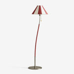 Verona Curved Striped Floor Lamp – Art Deco Modern Illumination