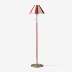 Verona Striped Floor Lamp with Fabric Shade