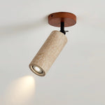 Versa Stone Adjustable Wall Sconce in Travertine and Wood