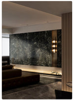 Vertical Balls Bar Wall Sconce in Gold with Clear Glass Globes