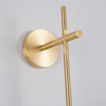 Vertical Globe Plug In Wall Lamp
