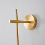 Vertical Globe Plug In Wall Lamp