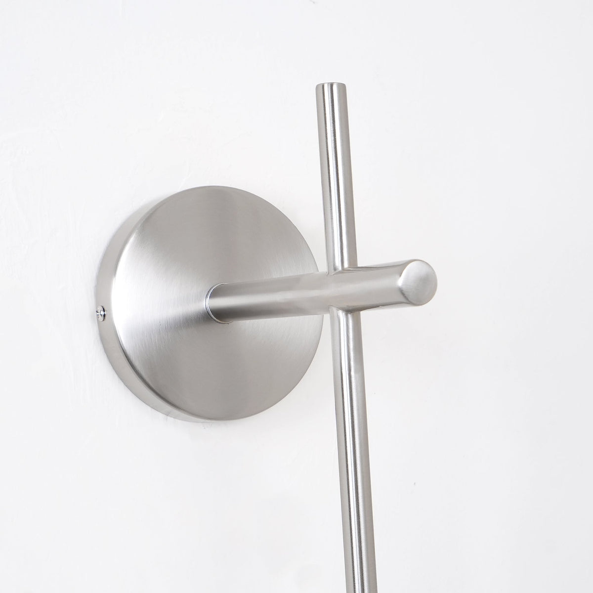 Vertical Globe Plug In Wall Lamp