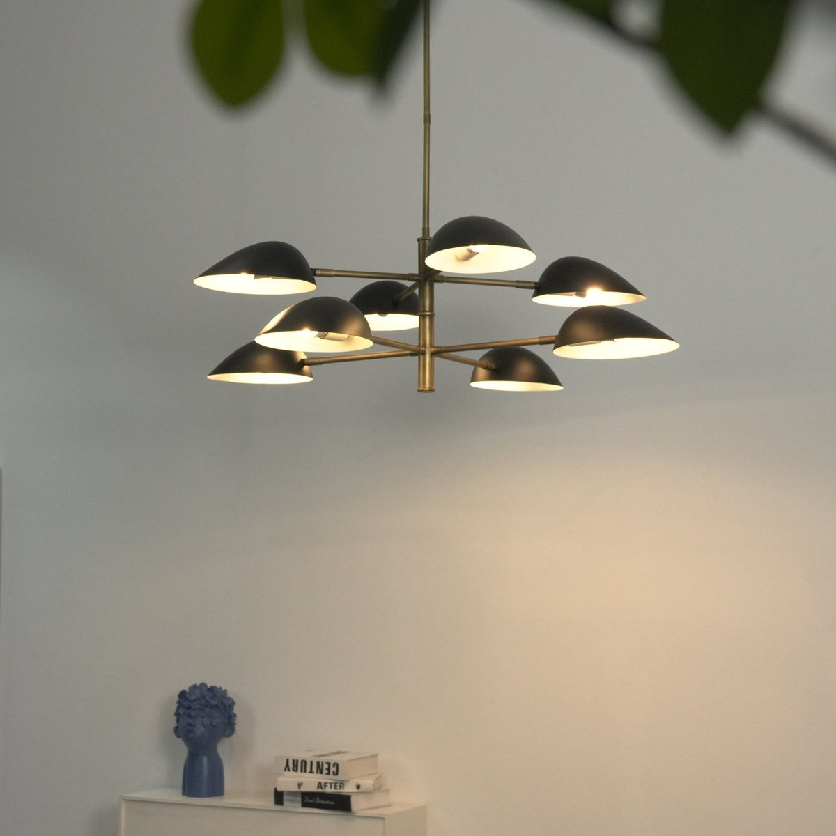 Vespera Brass Chandelier – Modern Statement Lighting for Dining & Living Spaces