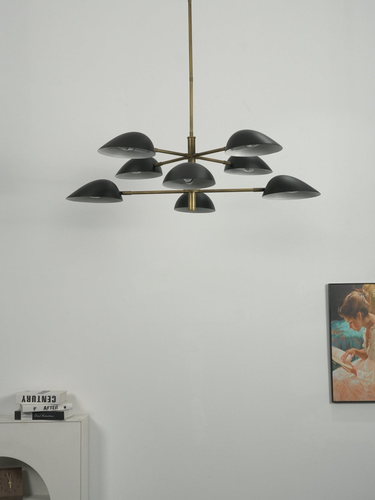 Vespera Brass Chandelier – Modern Statement Lighting for Dining & Living Spaces