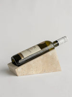 Vino Cantilever Marble Wine Stand – Sculptural Stone Holder for Modern Interiors