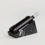 Vino Cantilever Marble Wine Stand – Sculptural Stone Holder for Modern Interiors