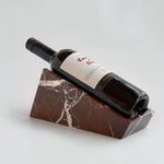 Vino Cantilever Marble Wine Stand – Sculptural Stone Holder for Modern Interiors