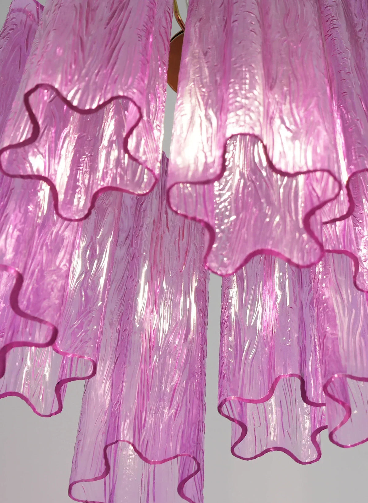Vintage Amethyst Murano Glass Chandelier
