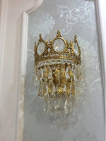 Vintage Crystal Wall Lamp
