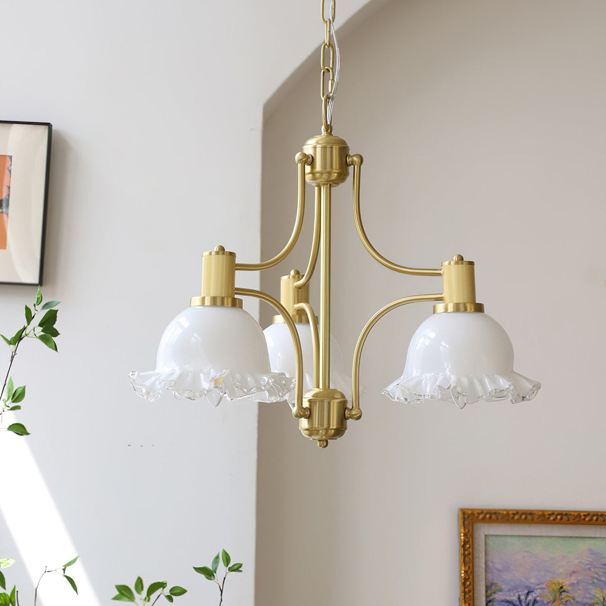 Vintage Floral Chandelier