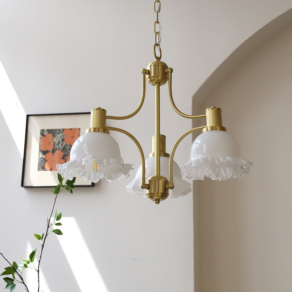 Vintage Floral Chandelier