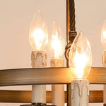 Vintage Voyager Chandelier – Industrial Brass Pendant Light for Modern Interiors