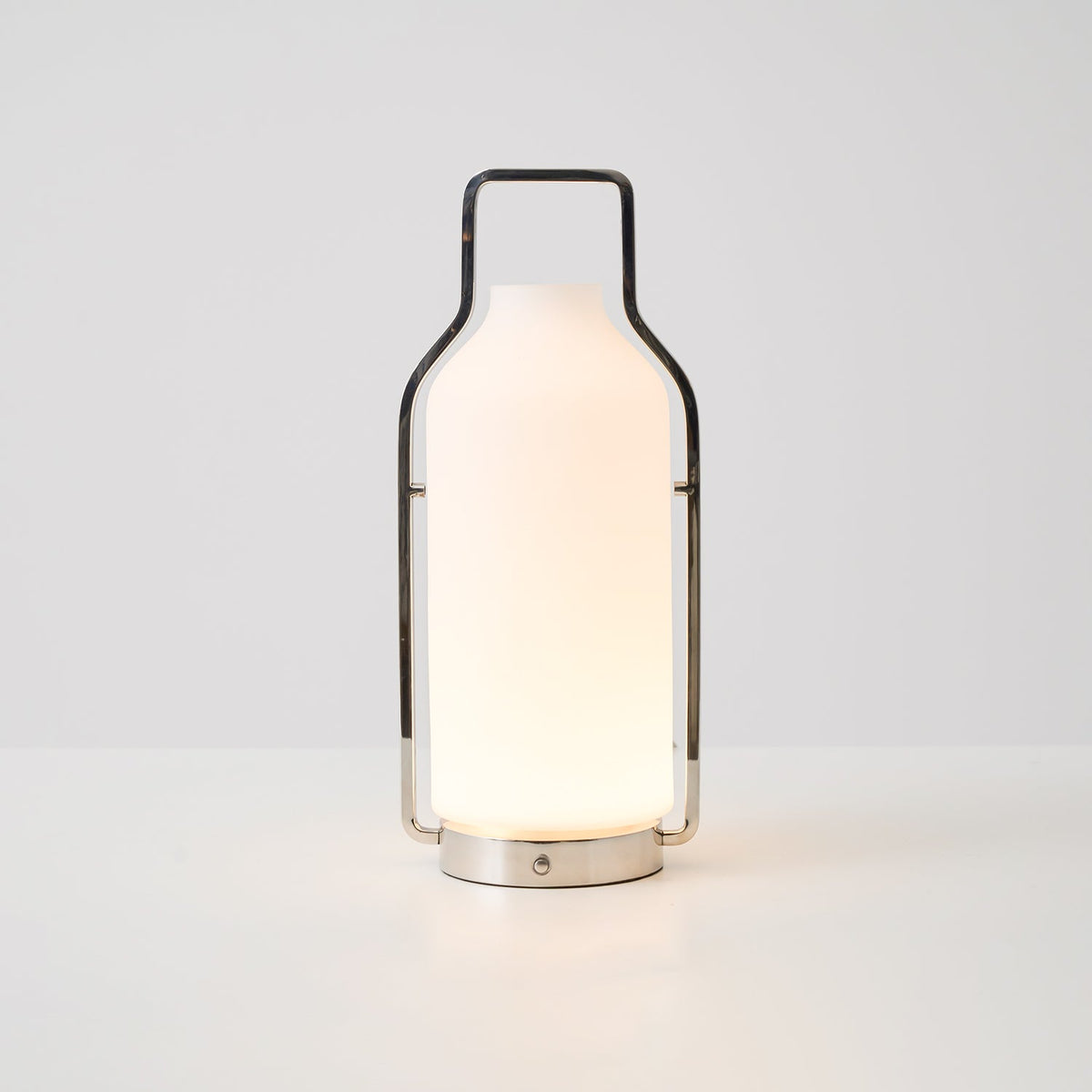 Vintara Lantern Table Lamp – Modern Metal & Glass LED Table Light