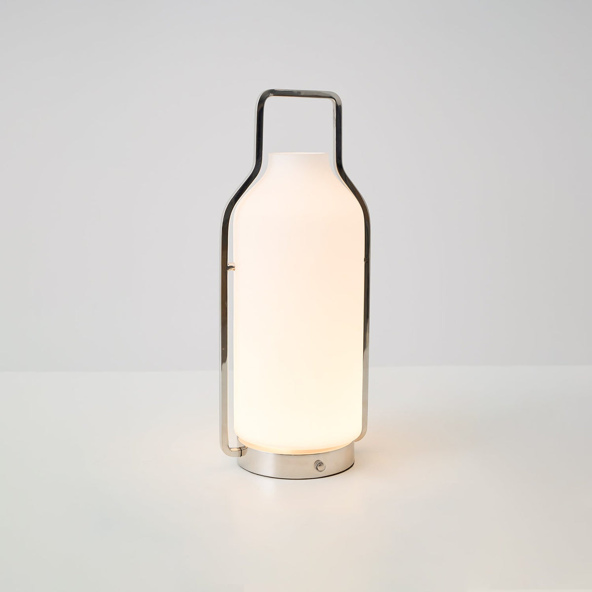 Vintara Lantern Table Lamp – Modern Metal & Glass LED Table Light