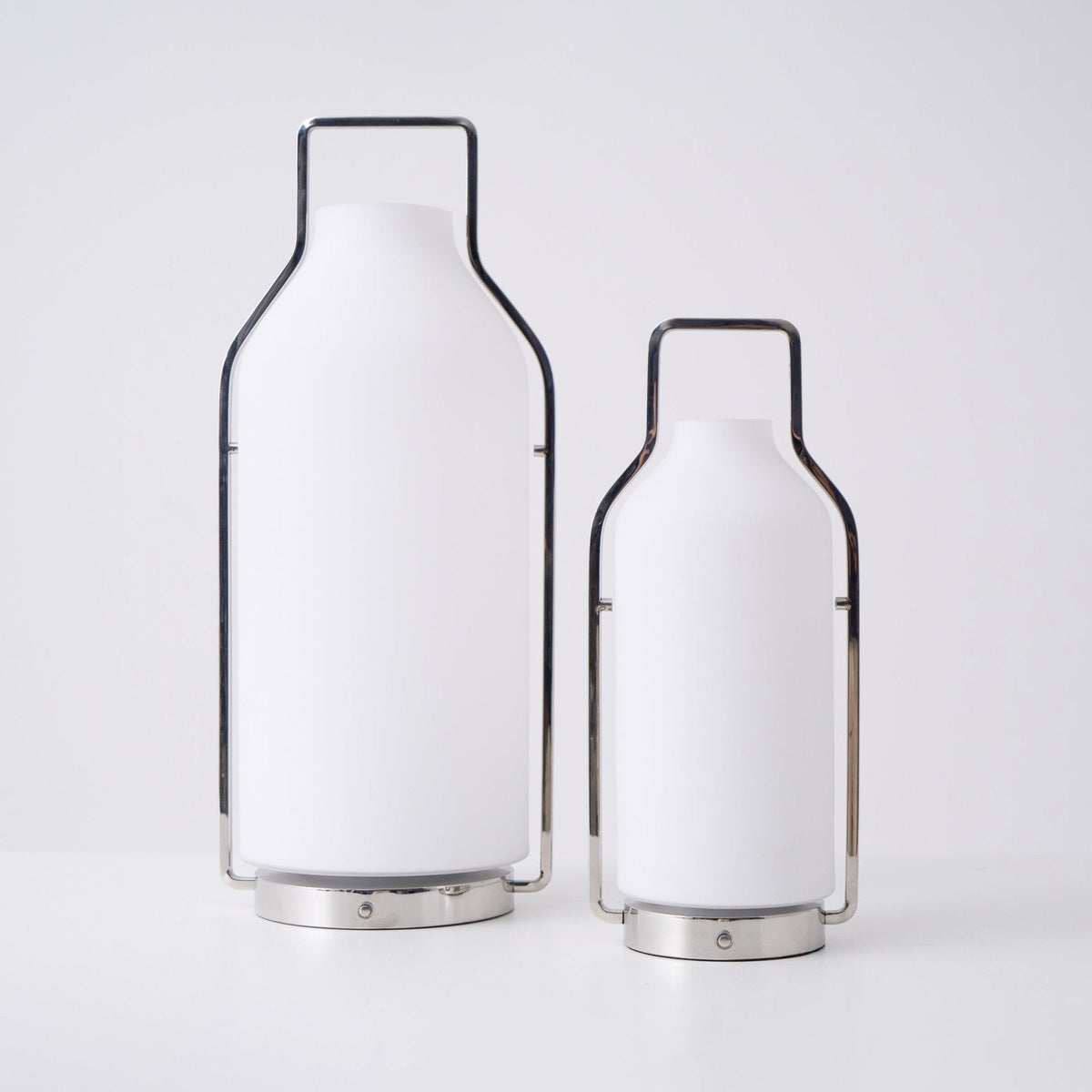 Vintara Lantern Table Lamp – Modern Metal & Glass LED Table Light