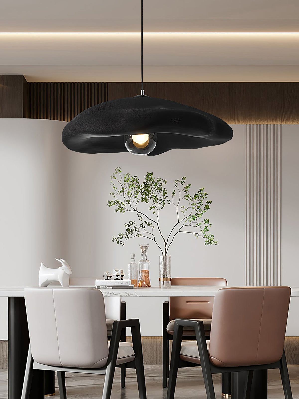 Virella Sculptural Pendant Light – Organic Modern Ceiling Lamp for Dining & Living Spaces