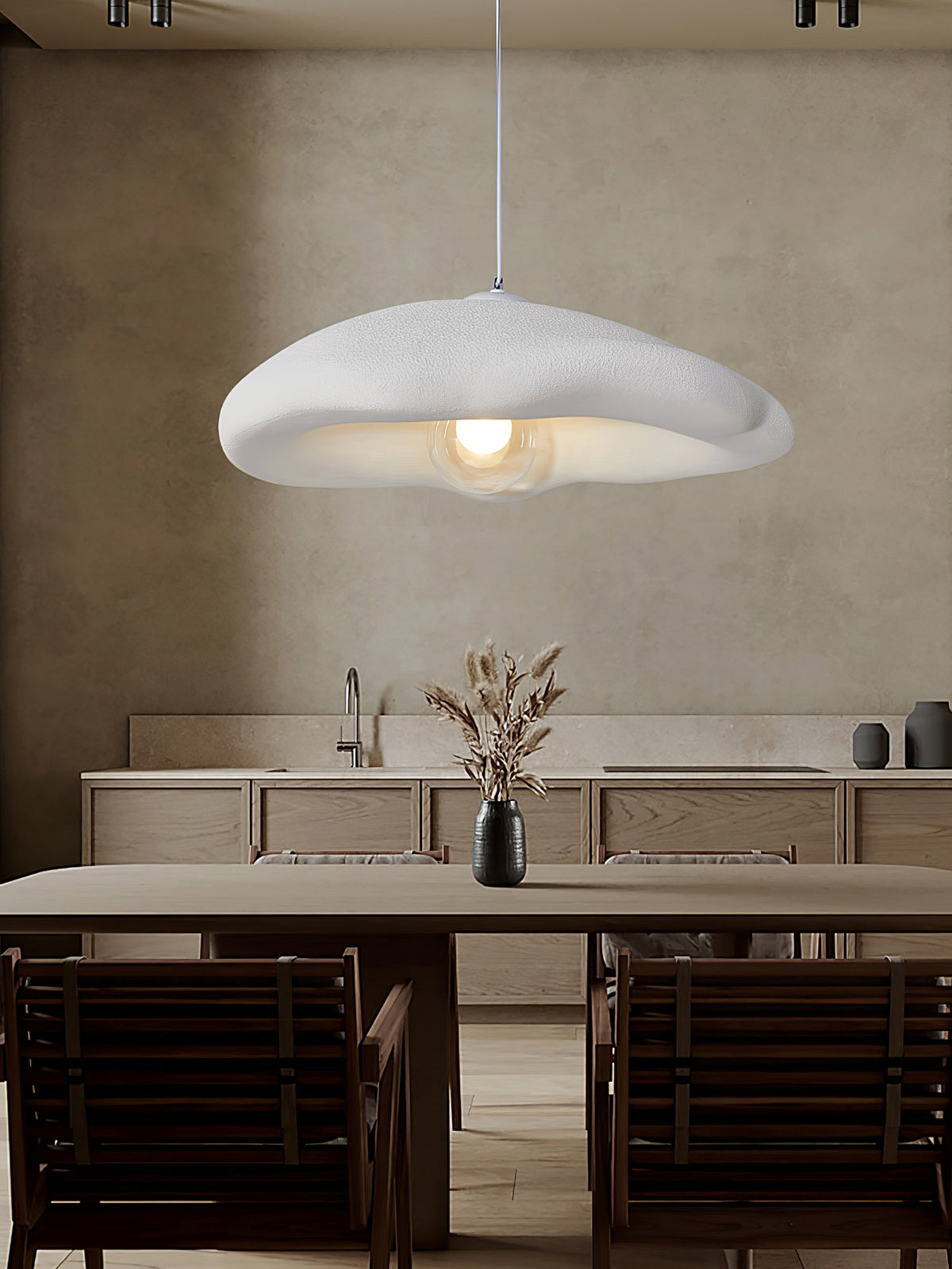 Virella Sculptural Pendant Light – Organic Modern Ceiling Lamp for Dining & Living Spaces