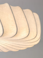 Virelle Spiral Ceiling Light in Bronze and Silk