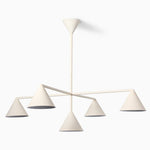 Virelli Cone Chandelier – Modern Minimalist Pendant Light for Dining and Living Spaces