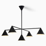 Virelli Cone Chandelier – Modern Minimalist Pendant Light for Dining and Living Spaces