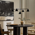 Virelli Cone Chandelier – Modern Minimalist Pendant Light for Dining and Living Spaces