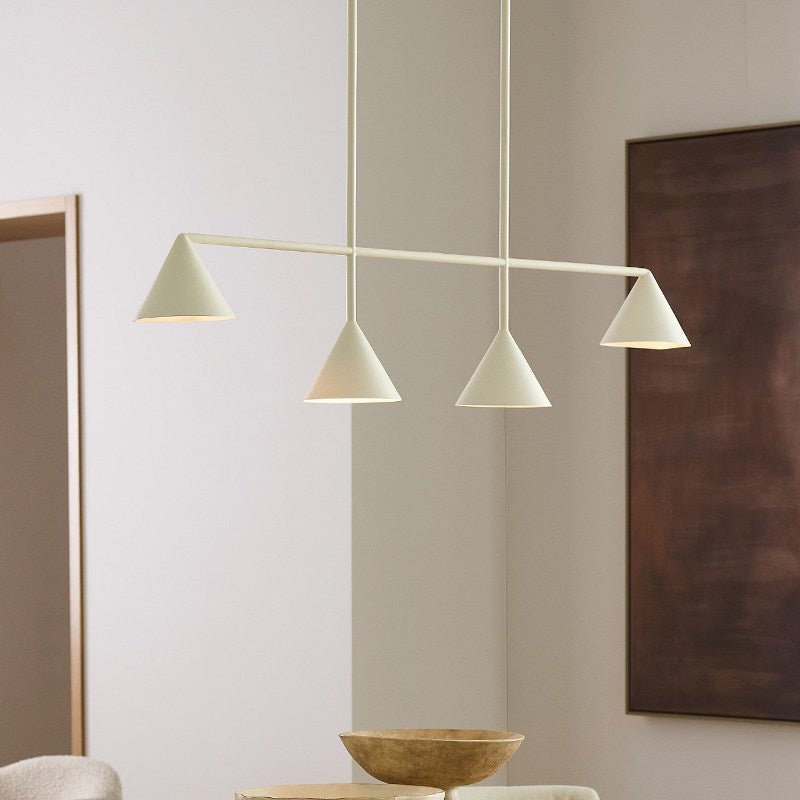 Virelli Cone Chandelier – Modern Minimalist Pendant Light for Dining and Living Spaces