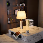 Virello Marble Table Lamp – Sculptural Modern Lighting with Brass Accents