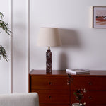 Virello Marble Table Lamp – Sculptural Modern Lighting with Brass Accents