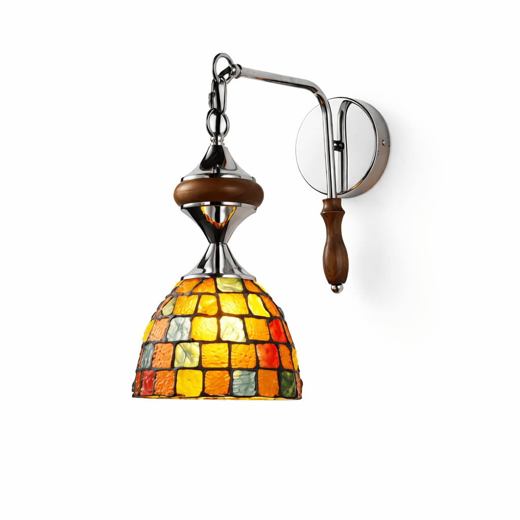 Virello Mosaic Wall Sconce — Art Glass Ambient Lighting for Modern Interiors