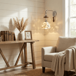 Virello Mosaic Wall Sconce — Art Glass Ambient Lighting for Modern Interiors