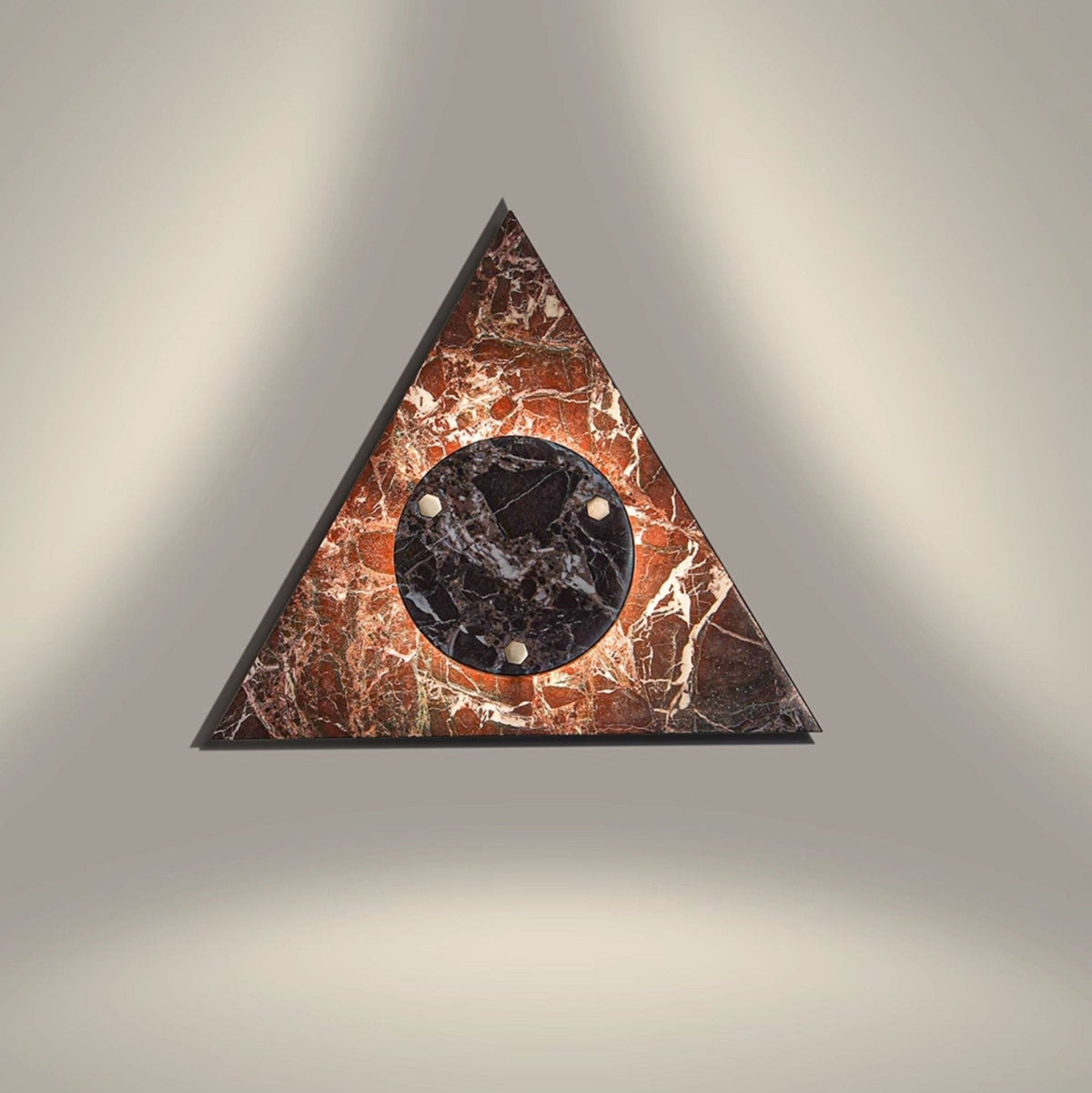 Virida Sculptural Marble Wall Sconce with Integrated LED