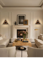 Virida Sculptural Marble Wall Sconce with Integrated LED