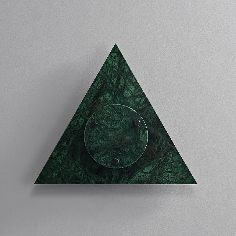 Virida Sculptural Marble Wall Sconce with Integrated LED