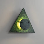 Virida Sculptural Marble Wall Sconce with Integrated LED