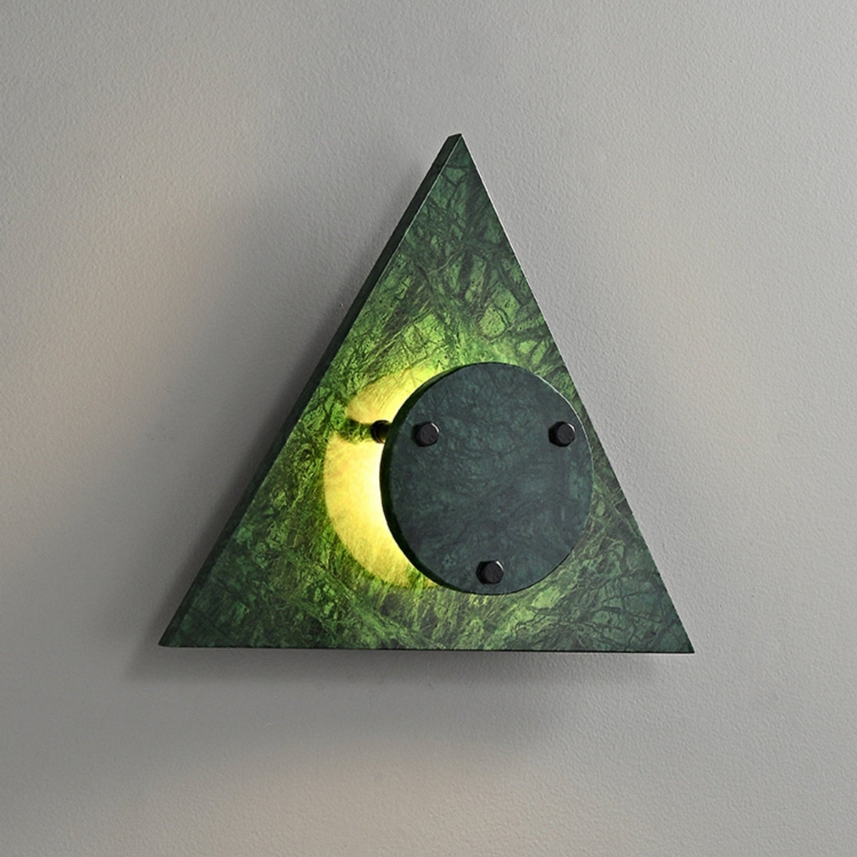 Virida Sculptural Marble Wall Sconce with Integrated LED