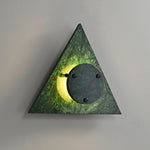Virida Sculptural Marble Wall Sconce with Integrated LED