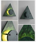 Virida Sculptural Marble Wall Sconce with Integrated LED